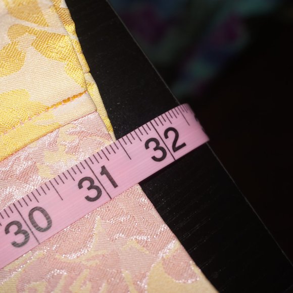 Nookie Solana Yellow Pink Brocade Mini Dress - Picture 7 of 7